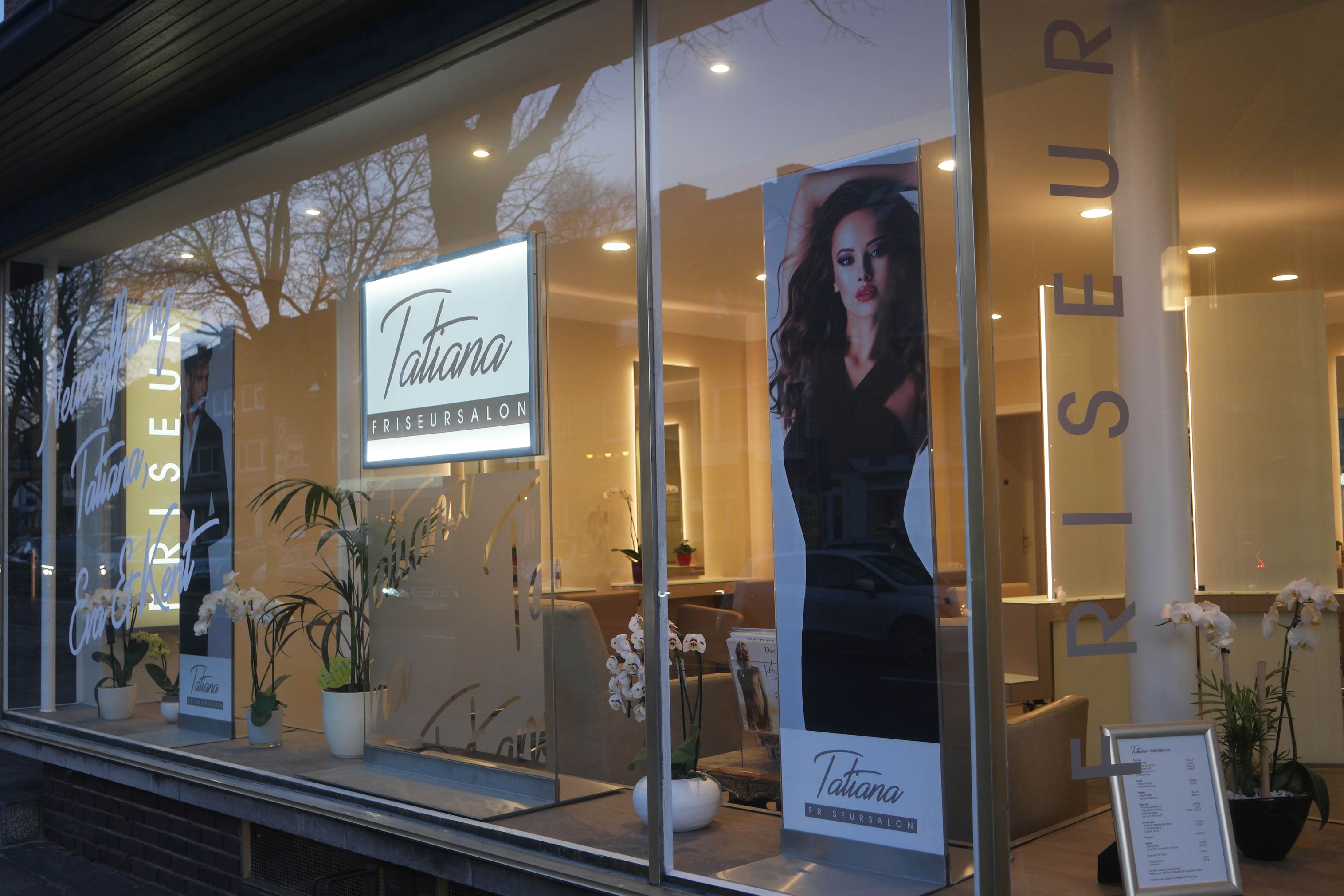 Tatiana Friseursalon Aussenansicht