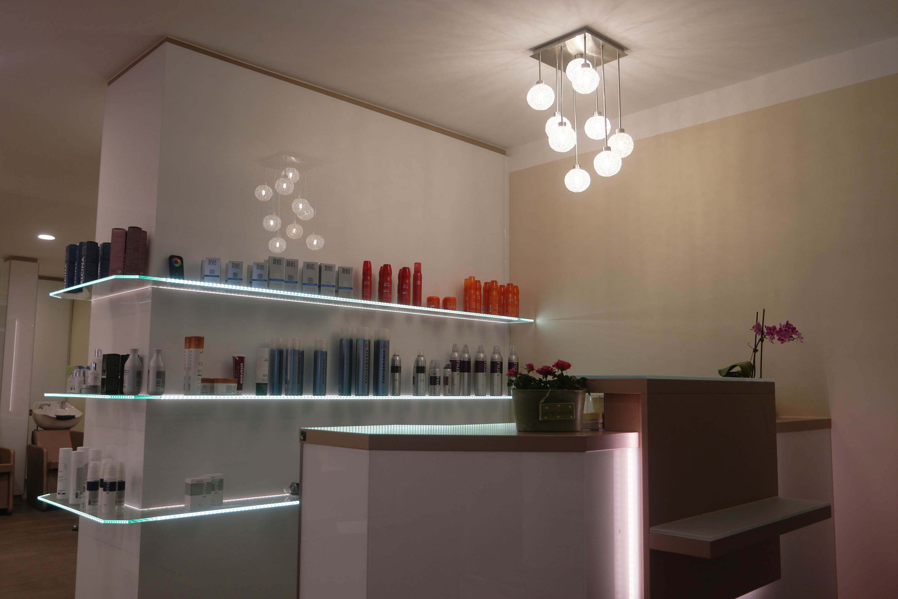 Tatiana Friseursalon Empfangsbereich